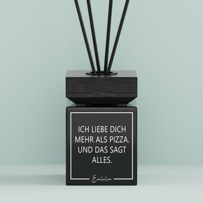 Aroma-Diffusor | Ich liebe dich mehr als Pizza. Und das sagt alles.