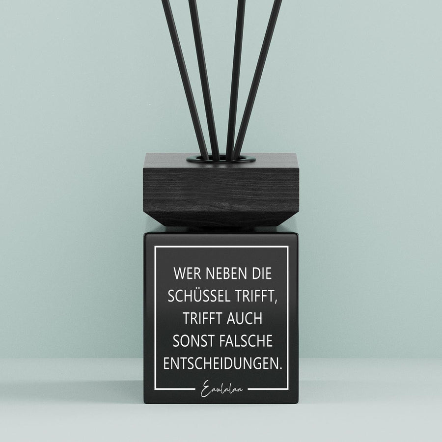 Aroma-Diffusor | Wer neben die Schüssel trifft, trifft auch sonst falsche Entscheidungen.